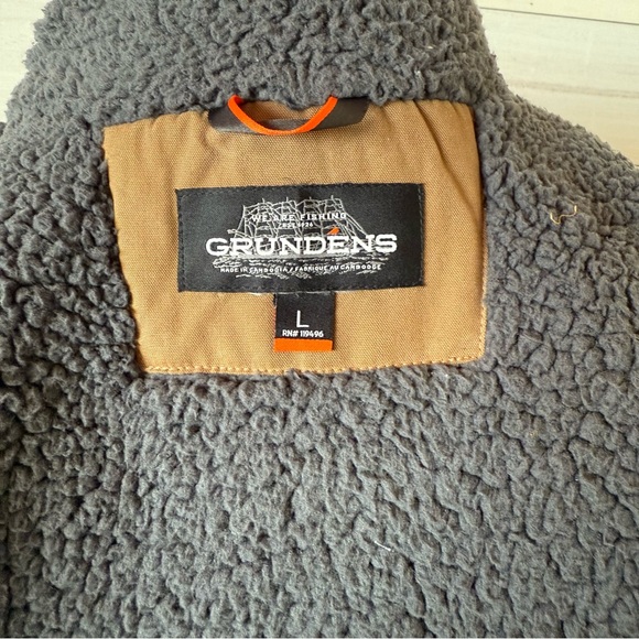 Men's Grundens Ballast Sherpa Jacket - Picture 3 of 3